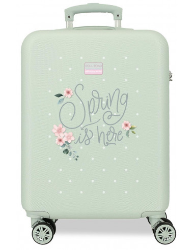 4081742 ABS SUITCASE 55CM 4W. ROLL ROAD SPRING IS HERE